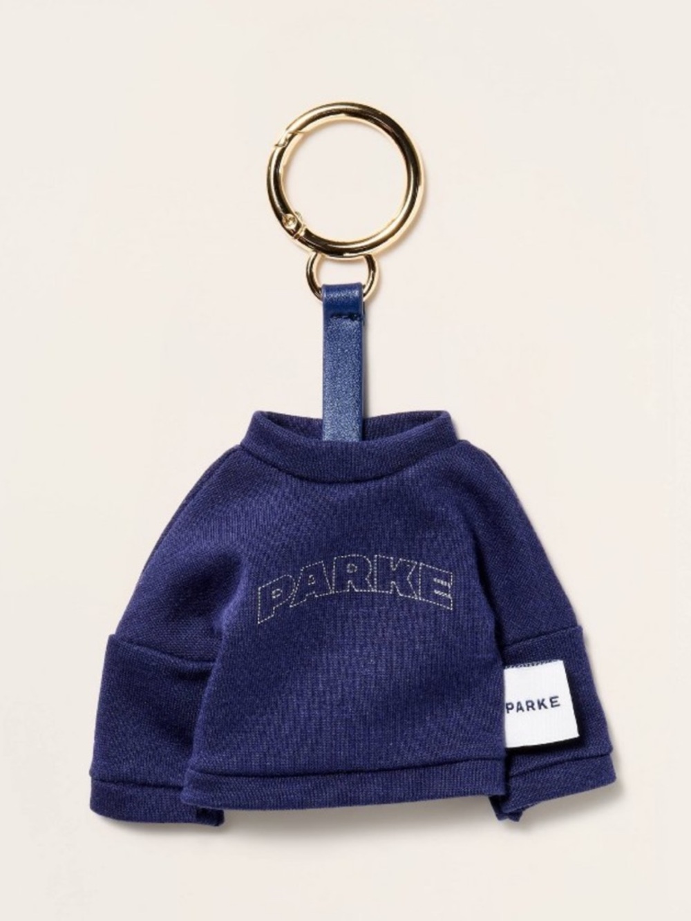 Parke x Target Mockneck Sweatshirt Keychain - Navy Blue